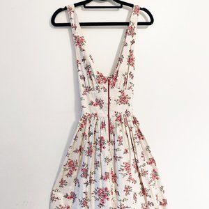 Sweet Floral Vintage Cottagecore A-Line Dress